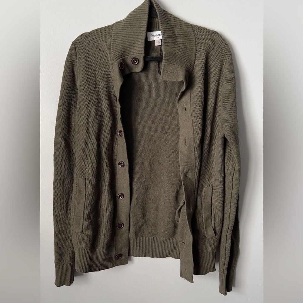 Goodfellow & Co Olive Green Cardigan